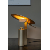 Lucide FITS - Stolní lampa - LED - 1x7W 3000K - zlaté / Mosaz