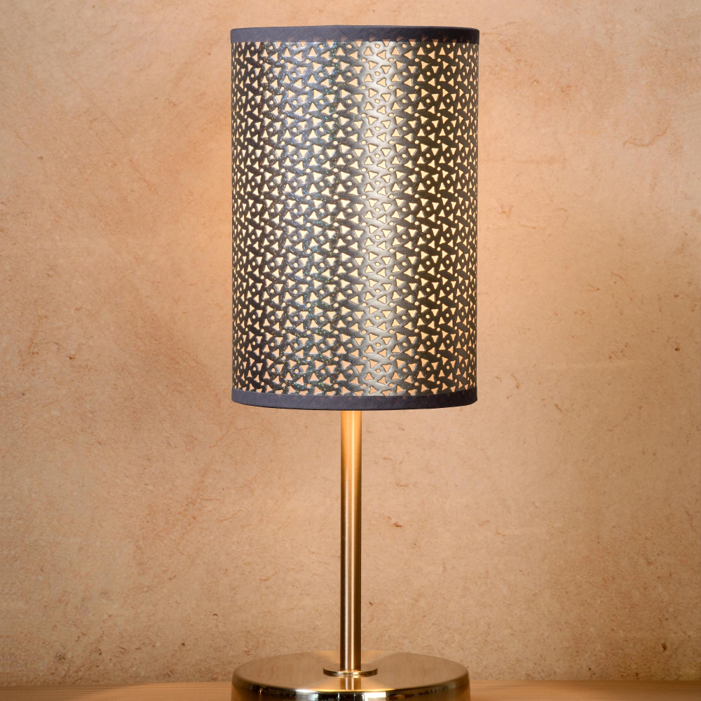 Lucide MODA - stolní lampa - Ø 13 cm - Šedá 08500/81/36