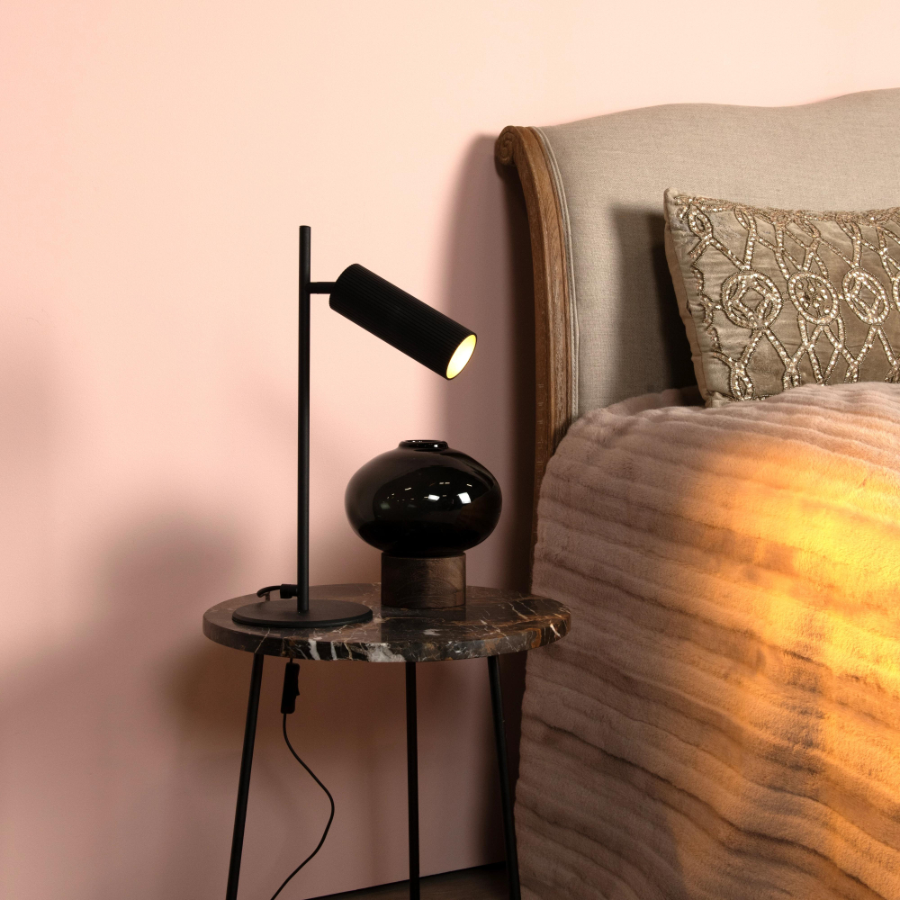 Lucide CLUBS stolní lampa 1xGU10 černá