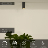 LED stropní svítidlo DELTO LED kulaté GU10/5W - šedá