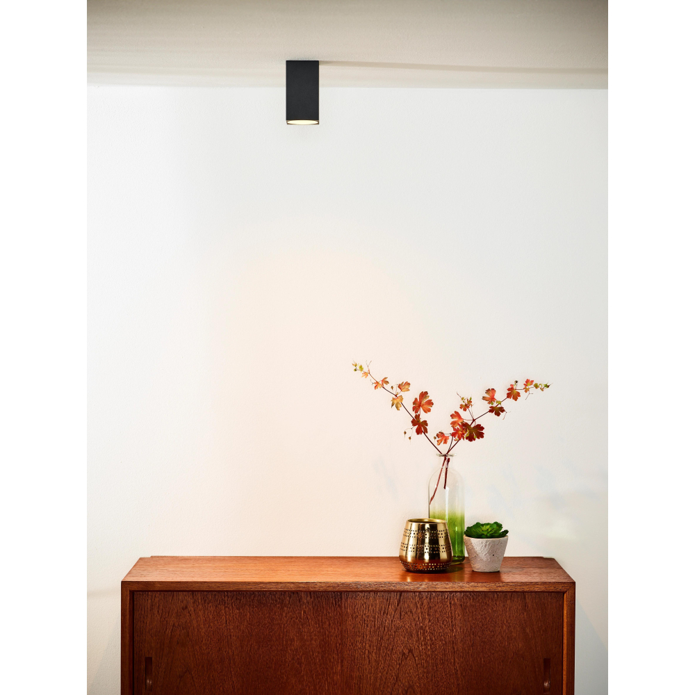 LED stropní svítidlo DELTO LED čtyřhranné GU10/5W DTW - šedá
