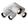 NIGEL - Stropní bodové svítidlo - Stmívatelné LED DTW - GU10 - 4x5W 2200K/3000K - Bílá