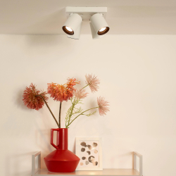 NIGEL - Stropní bodové svítidlo - Stmívatelné LED DTW - GU10 - 4x5W 2200K/3000K - Bílá