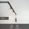 Lucide TRACK kolejnicový systém 1 m 220V černá