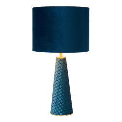 Lucide VELVET stolní lampička E27/40W H47cm modré