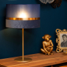 Lucide EXTRAVAGANZA TUSSE stolní lampa Ø30 cm 1xE27 modrá
