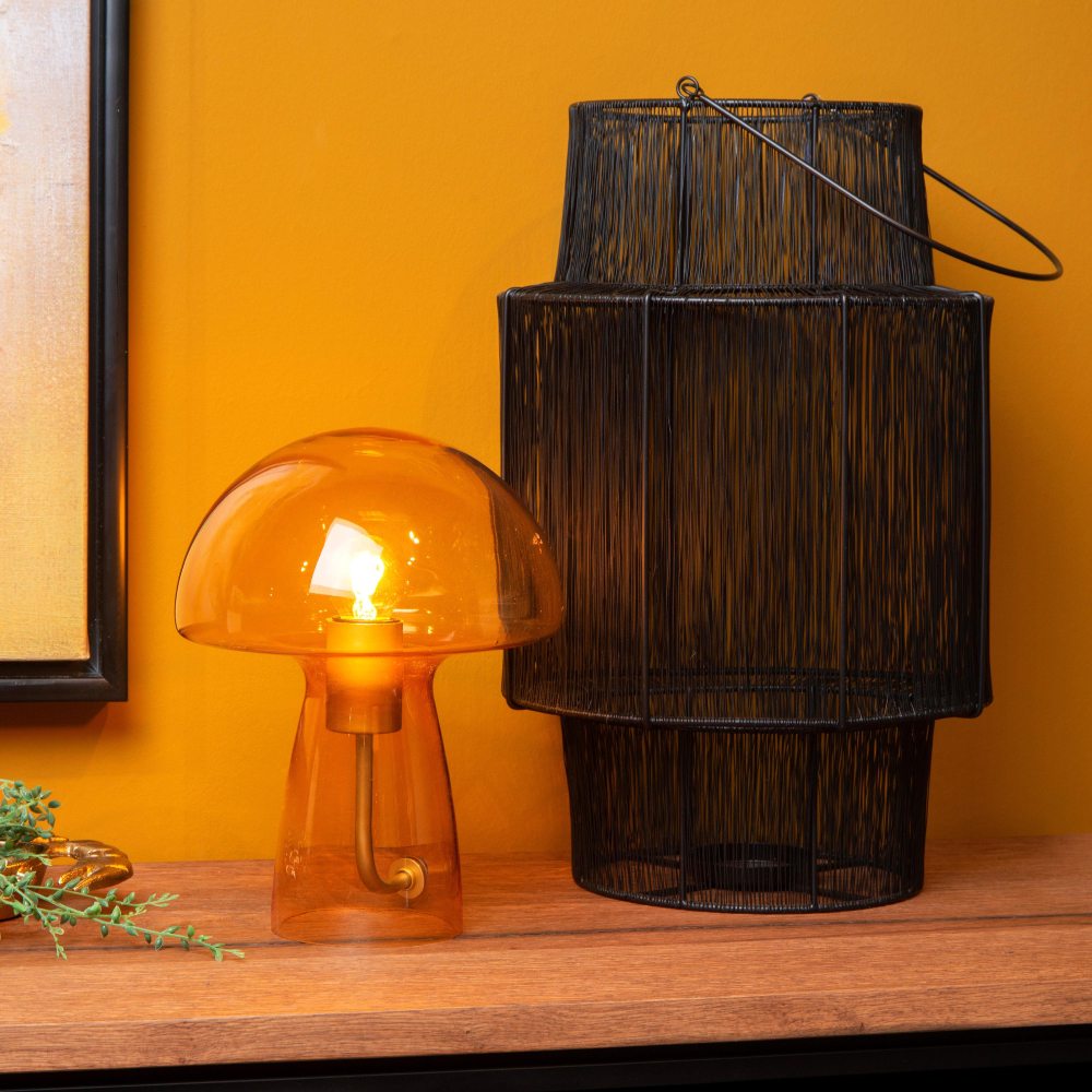 Lucide FUNGO stolní lampa 1xE27 oranžová