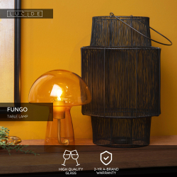 Lucide FUNGO stolní lampa 1xE27 oranžová