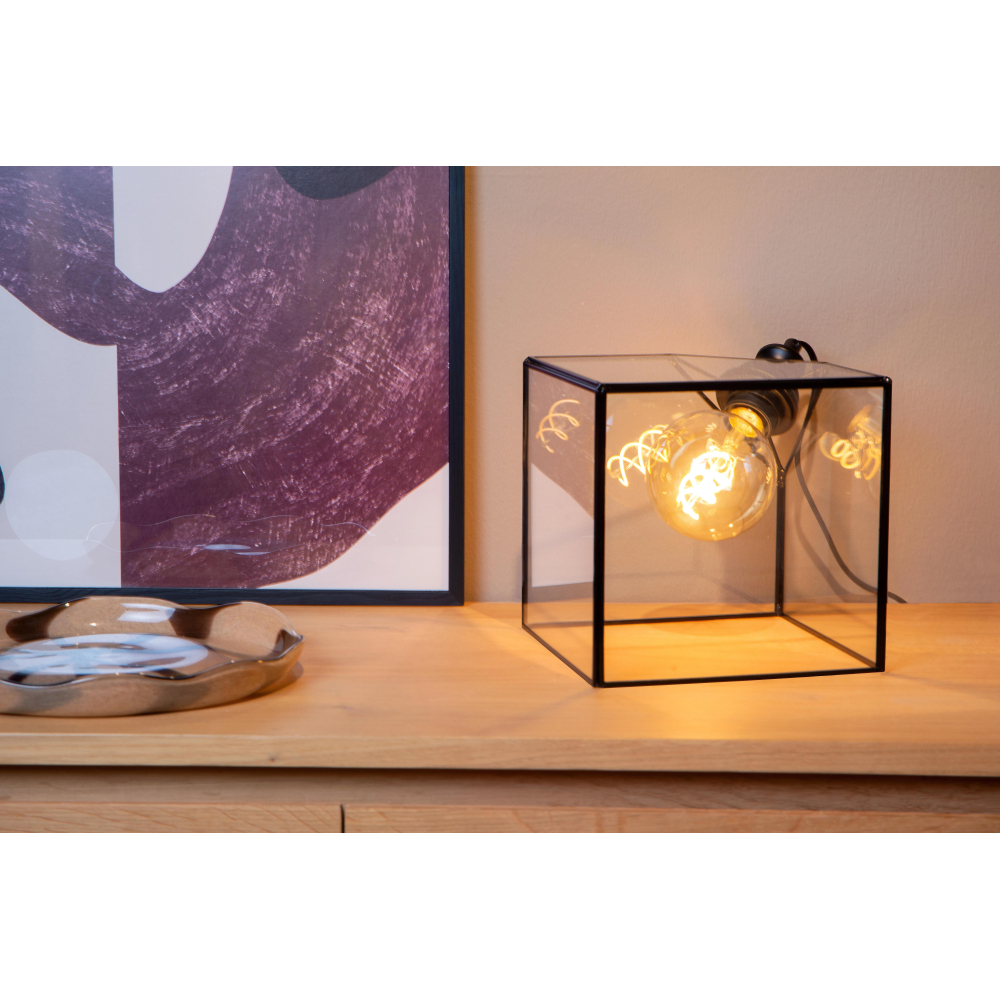 Lucide DAVOS stolní lampa 1xE27 průhledná