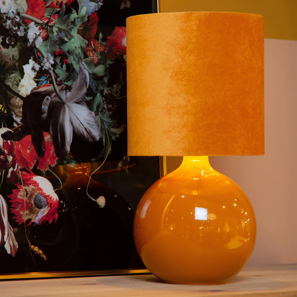 Lucide ESTERAD stolní lampa 1xE14 okrově žlutá