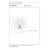 Lucide HANNELORE - Stolní lampa - Ø 25 cm - 1xE27 - Černá