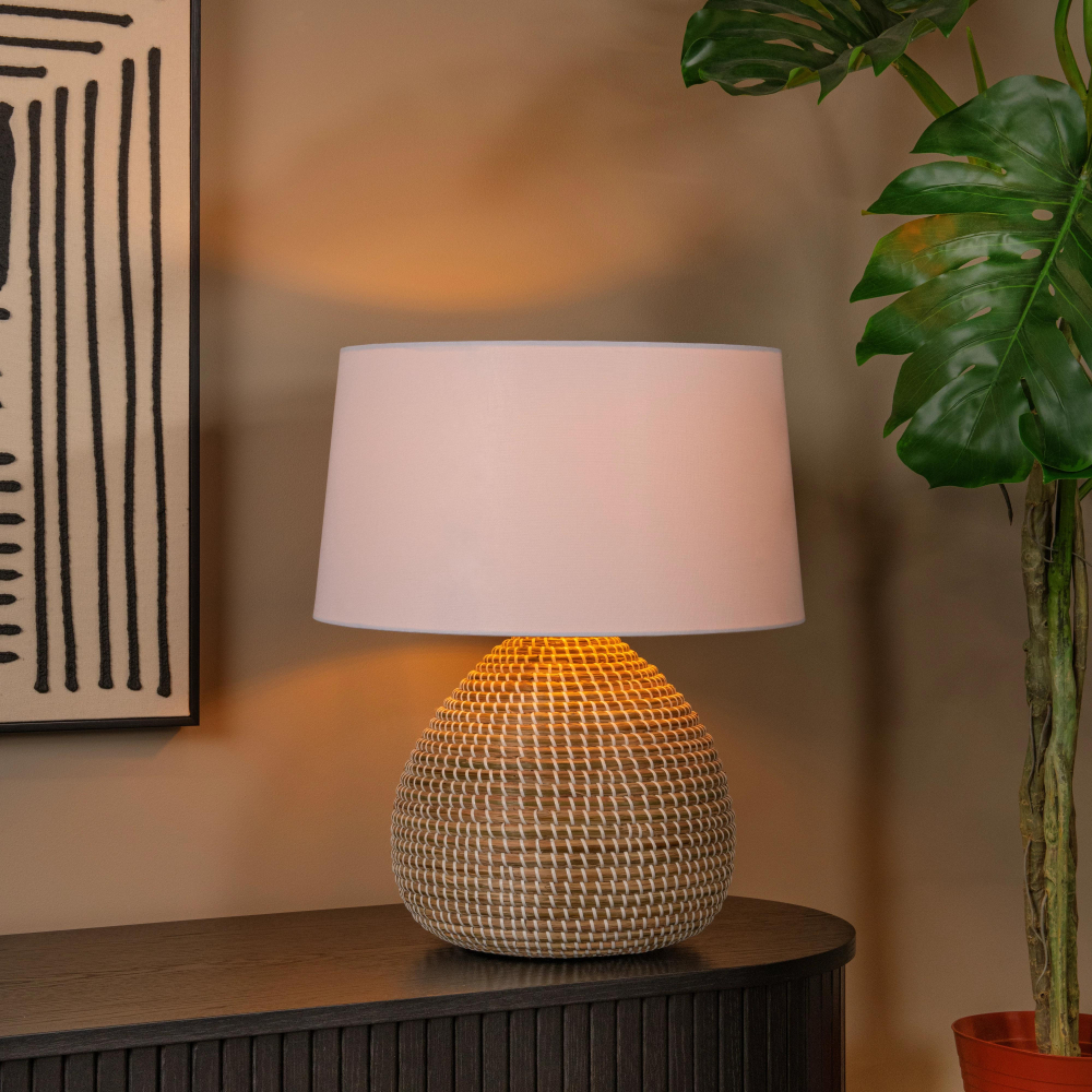 Lucide MADUKA - Stolní lampa - 1xE27 - Natural