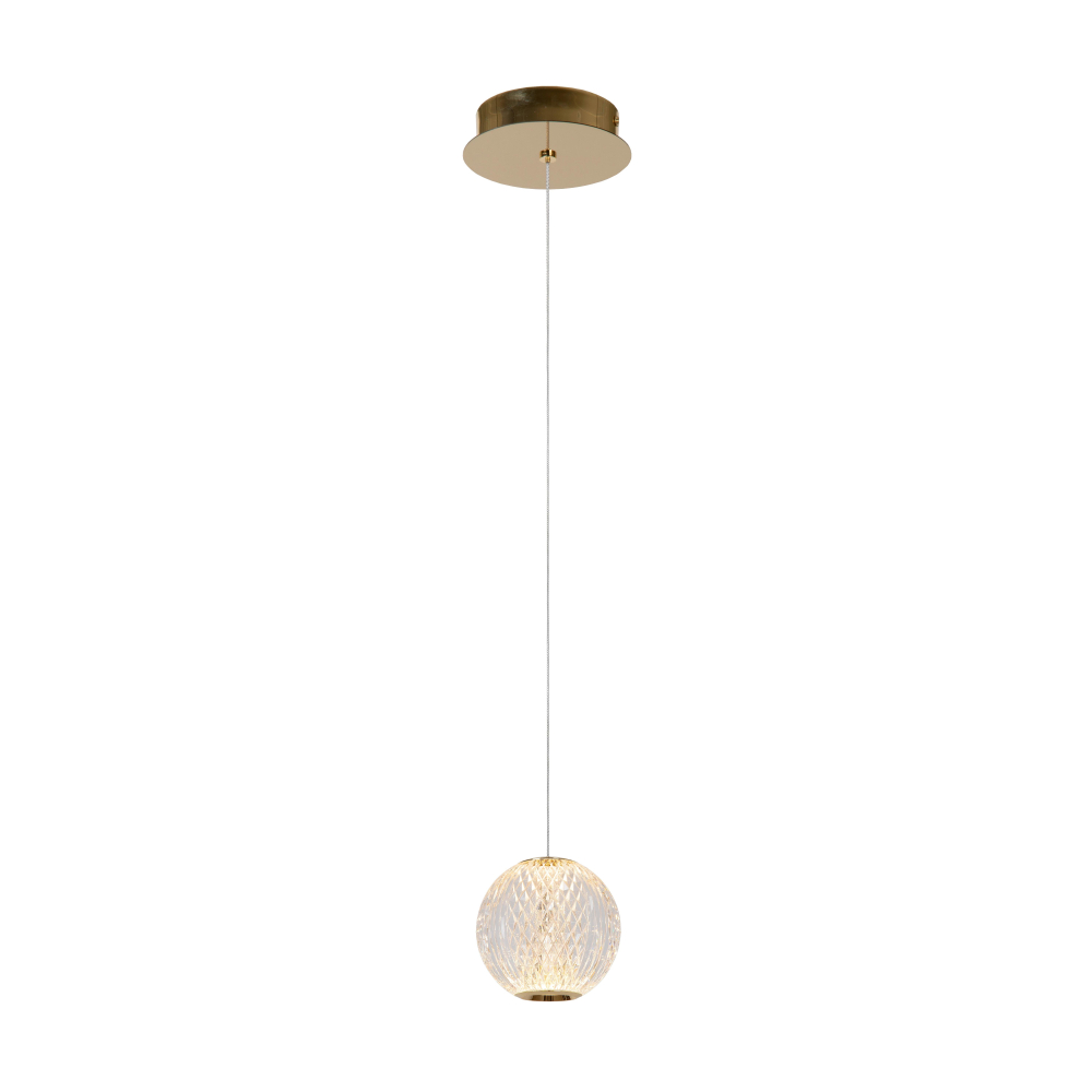 Lucide CINTRA - závěsné svítidlo - D14 cm - LED - 1x5,7W 2700K - Transparant