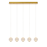 Lucide CINTRA - závěsné svítidlo - LED - 5x4,7W 2700K - Transparant