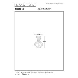 Stolní lampa MOMORO - 1xE14 - Bílá