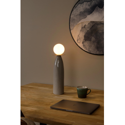 Lucide FIGARO - Stolní lampa - Ø 12 cm - 1xG9 - 13544/45/36 - Šedá