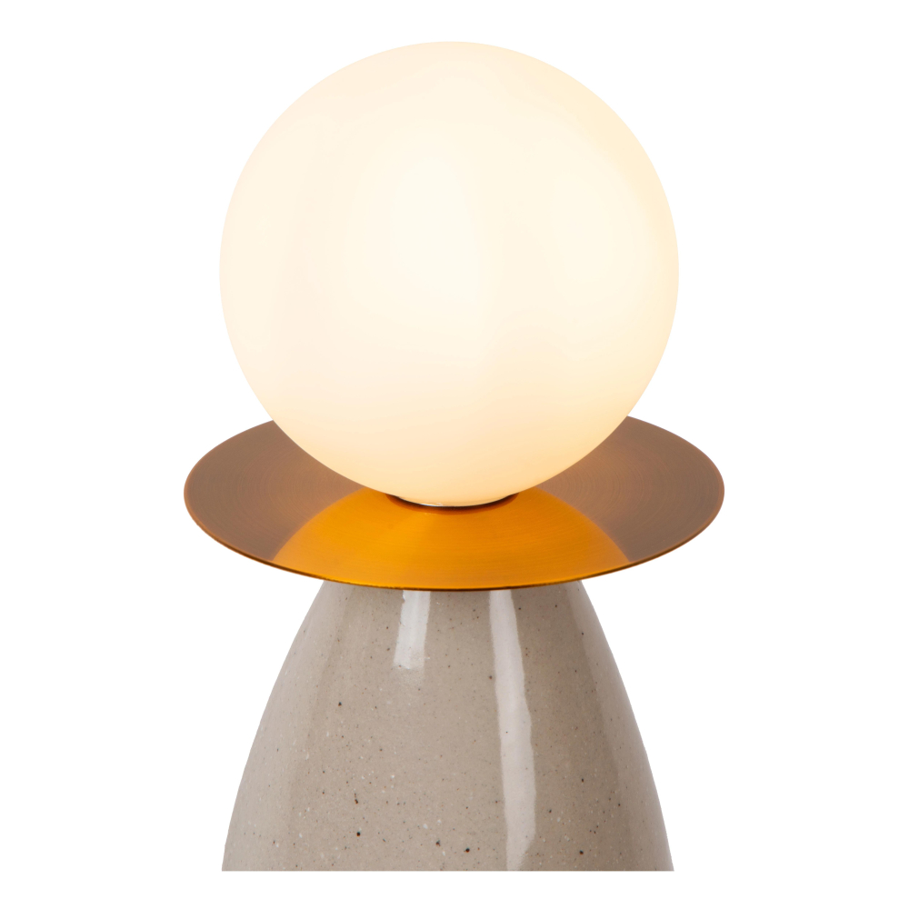 Lucide FIGARO - Stolní lampa - Ø 12 cm - 1xG9 - 13544/50/36 - Šedá
