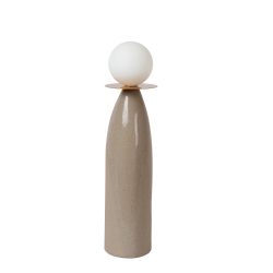 Lucide FIGARO - Stolní lampa - Ø 12 cm - 1xG9 - 13544/50/36 - Šedá