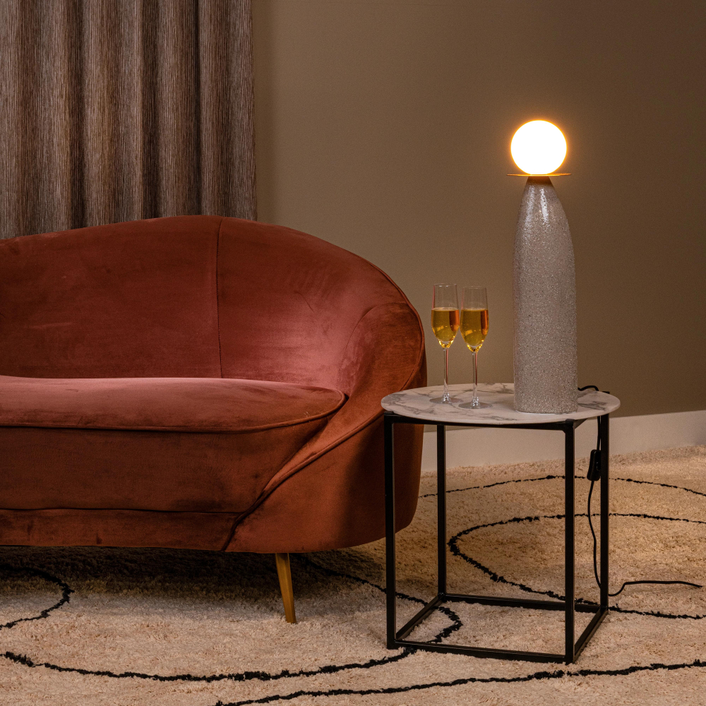 Lucide FIGARO - Stolní lampa - Ø 12 cm - 1xG9 - 13544/54/36 - Šedá