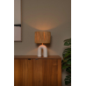 Lucide RONDA - Stolní lampa - 1xE27 - Dřevo/Bílá