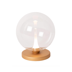 Lucide GISELA - Stolní lampa - Ø 16 cm - LED - 1x5W 2700K - Transparent