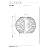 Lucide CINTRA - dobíjecí stolní lampa -  D9 cm - LED - 1,5W 2700K - 3 kroky stmívání - Transparant