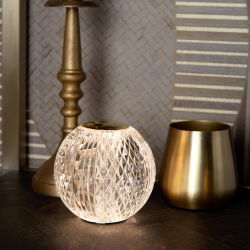 Lucide CINTRA stolní lampa Ø 9 cm 1x1,5W 3000K průhledná