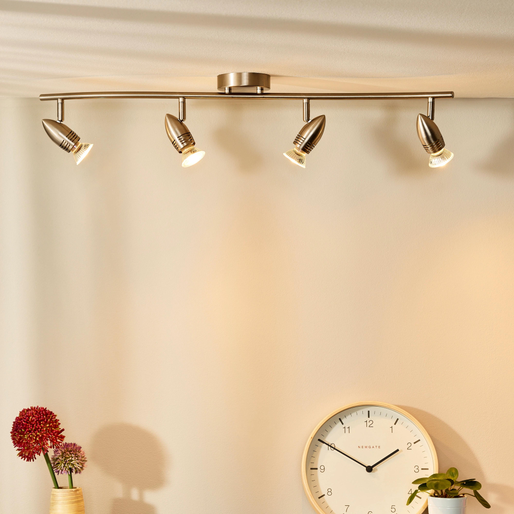 Lucide CARO-LED - stropní svítidlo - LED - GU10 - 4x5W 2700K - Chrom 13955/20/12