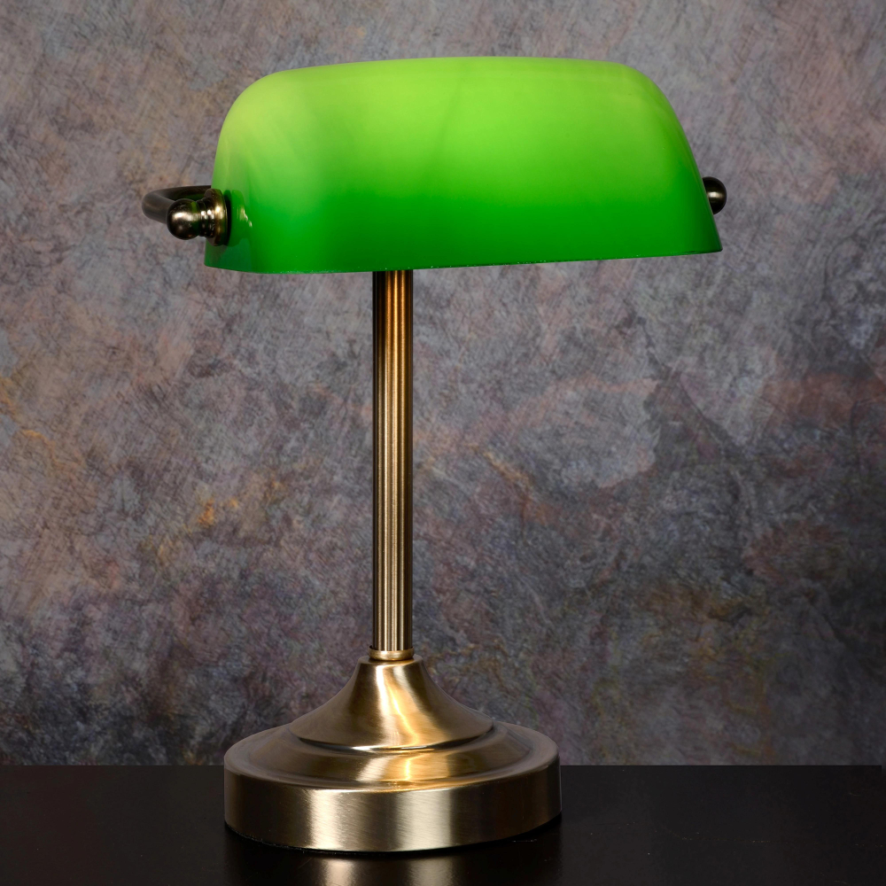 Lucide BANKER - stolní lampa -Bronz 17504/01/03
