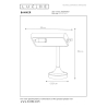 Lucide BANKER - stolní lampa -Bronz 17504/01/03
