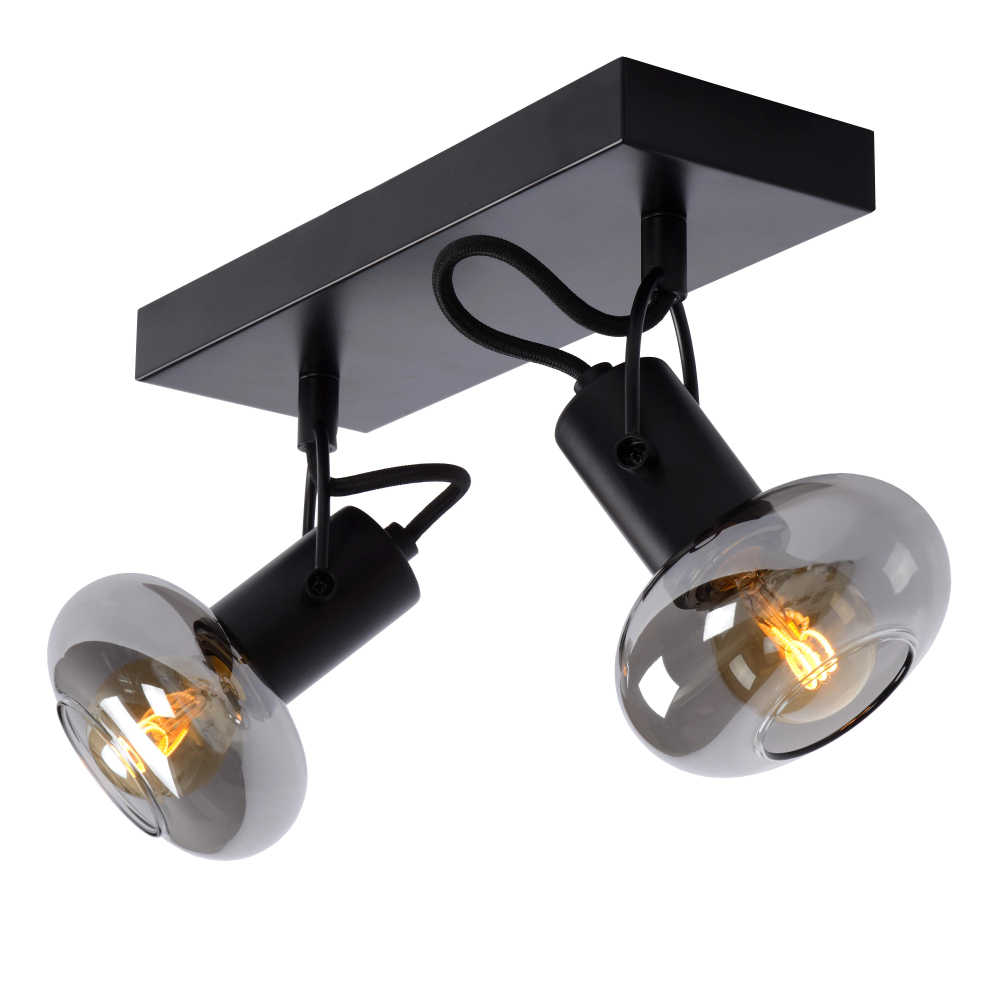 Lucide 17993/02/30 MADEE svítidlo stropní - 2x E14/25W - černé