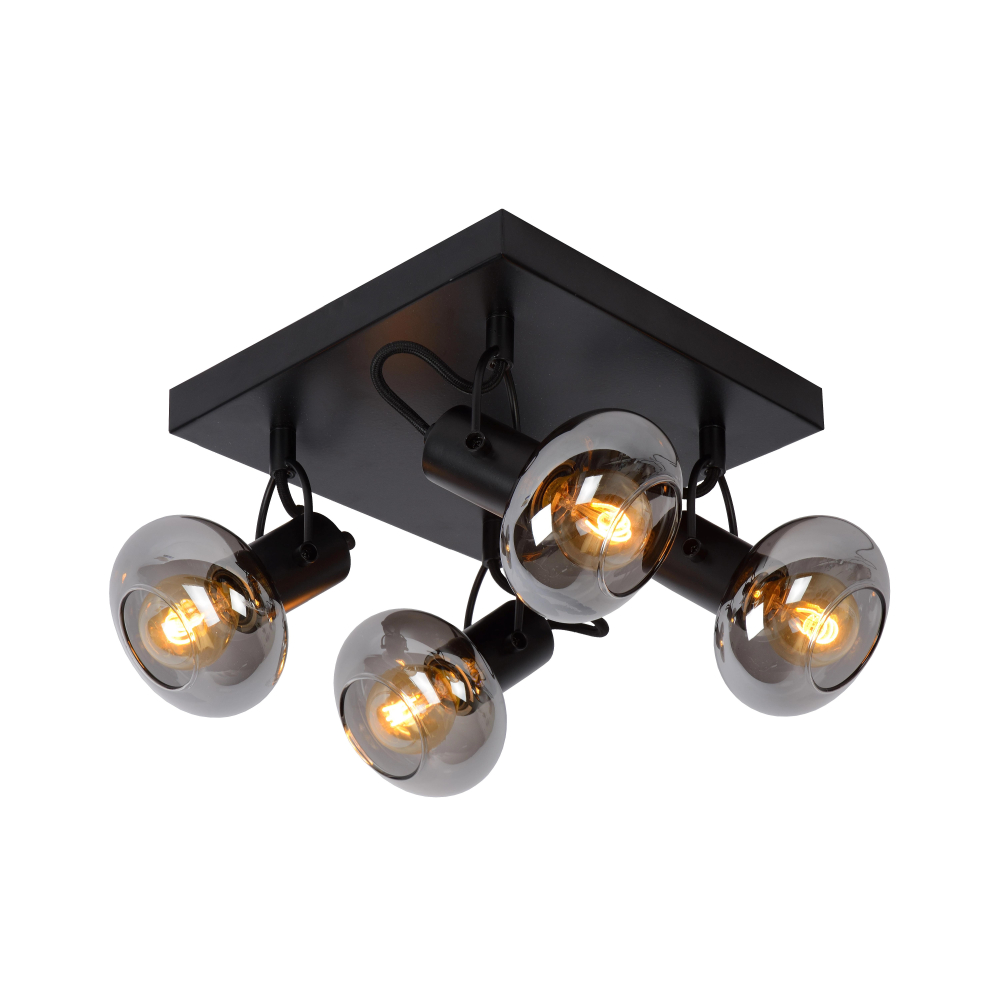 Lucide 17993/14/30 MADEE - svítidlo stropní - 4x E14/25W - černé