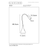 Lucide ZOZY - LED stolní lampa - 18650/03/30 - stmívatelná - 1x3W - Černá