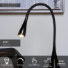 Lucide ZOZY - LED stolní lampa - 18650/03/30 - stmívatelná - 1x3W - Černá