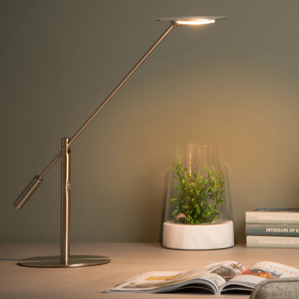 Lucide ANSELMO stolní lampička Led  9W Chrom