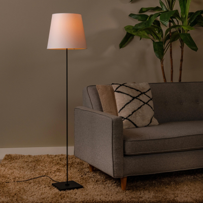 Lucide PENDIO - Stojací lampa - 1xE27 - Černá