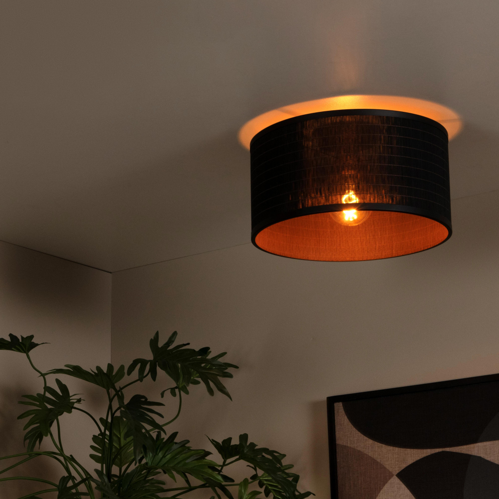 Lucide TAGALOG stropní svítidlo Ø 40 cm 1xE27 černá