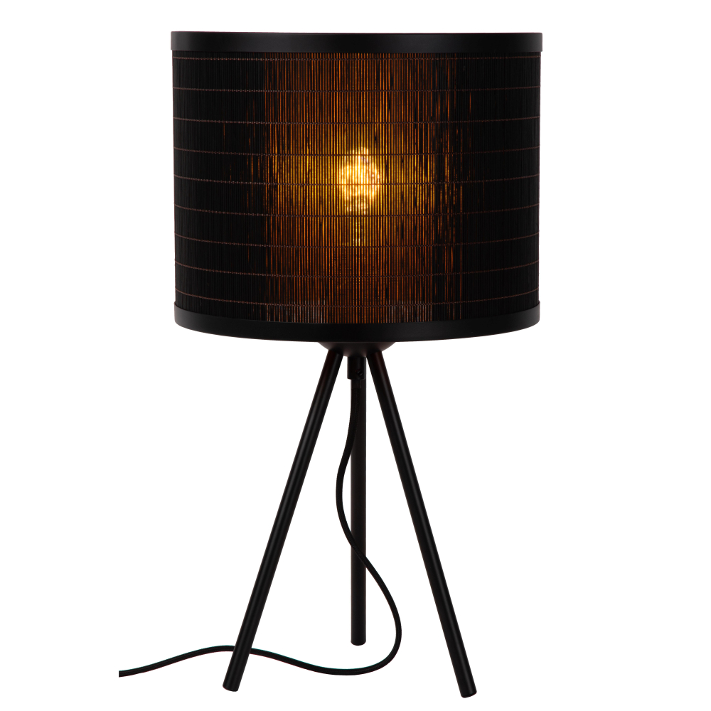 Lucide TAGALOG stolní lampa Ø 26 cm 1xE27 černá