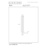 Lucide FOLD - Stojací lampa - Ø 20 cm - 3xE27 - Bílá