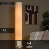 Lucide FOLD - Stojací lampa - Ø 20 cm - 3xE27 - Bílá