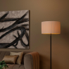 Lucide FOLD - Stojací lampa - Ø 45 cm - 1xE27 - Bílá