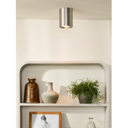 Lucide TUBE - stropní svítidlo - Ø 9,6 cm - GU10 - Chrom 22952/01/12