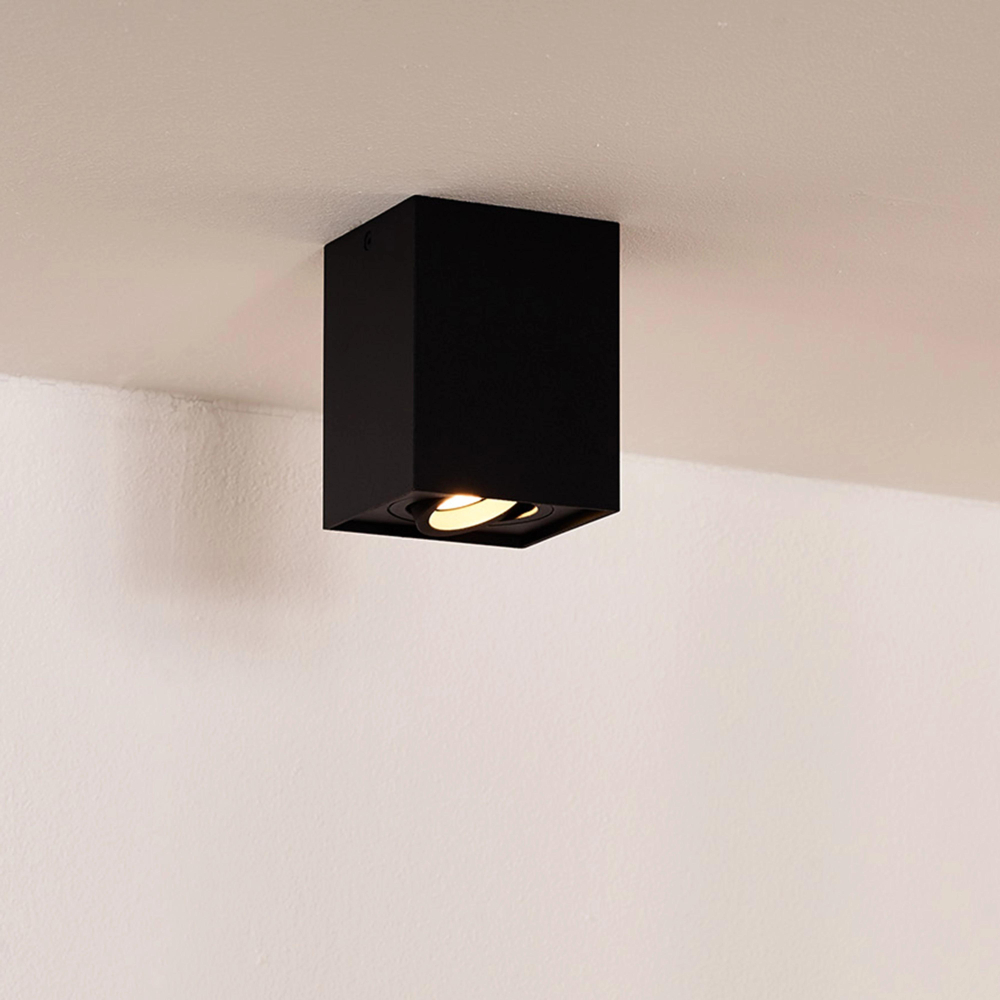 Lucide 22953/01/30 TUBE svítidlo stropní  9.6/9.6/12.5cm černá