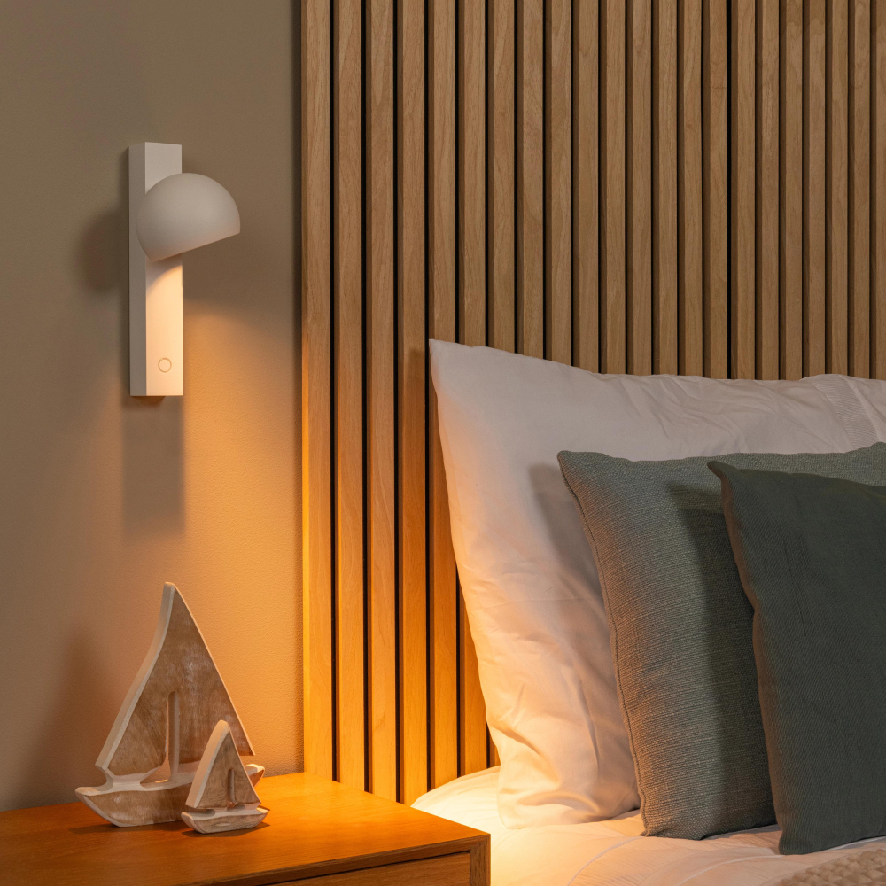 Lucide ESFERA - Nástěnné svítidlo - LED stmívatelné - 1x9W 2700K - Bílá