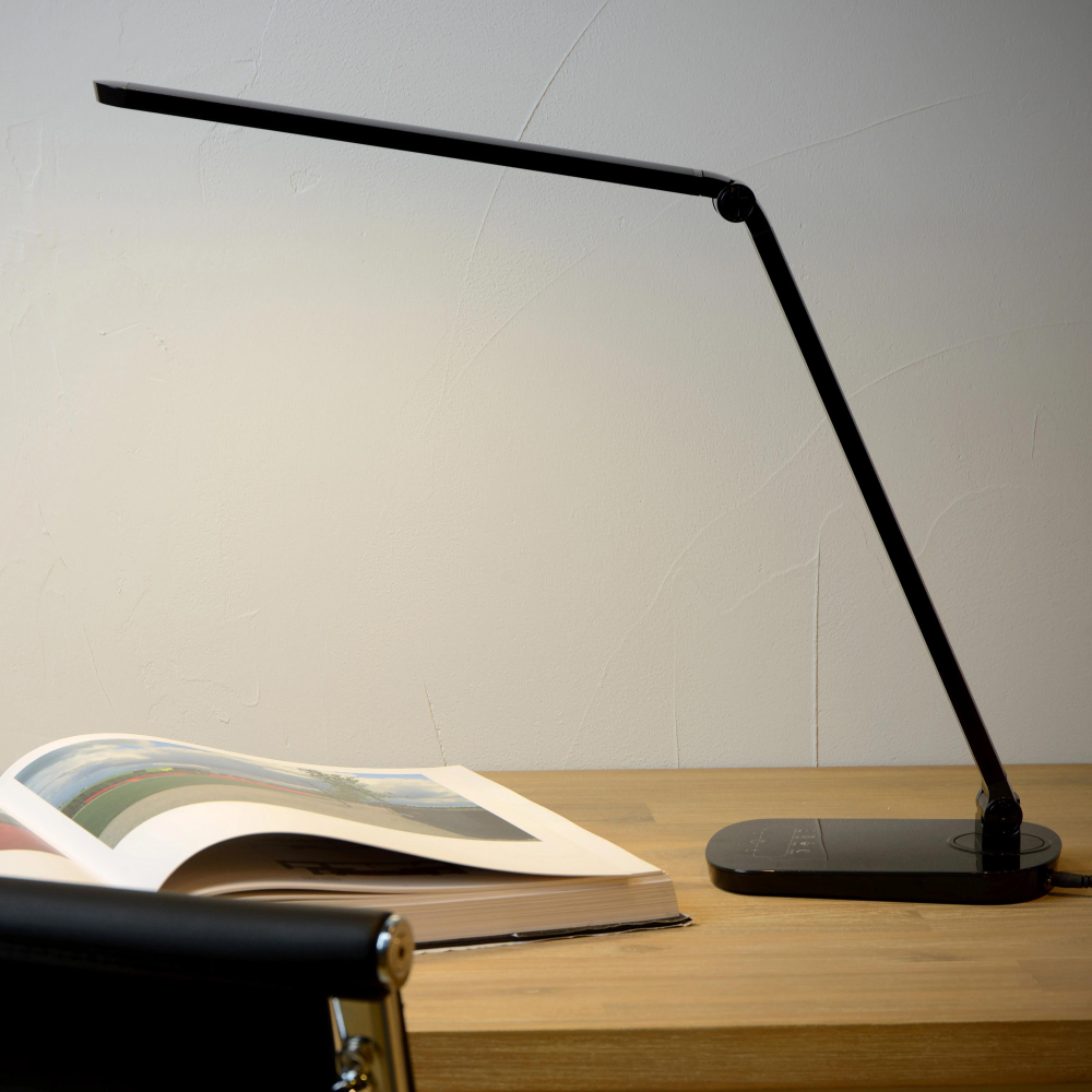 Lucide VARIO LED - stolní lampa - stmívatelné - 1x8W 2700K - Černá 24656/10/30