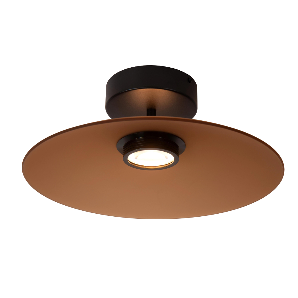Lucide MENGA - stropní svítidlo - Ø 40 cm - LED Rozm. - 1x11W 2700K - Jantar