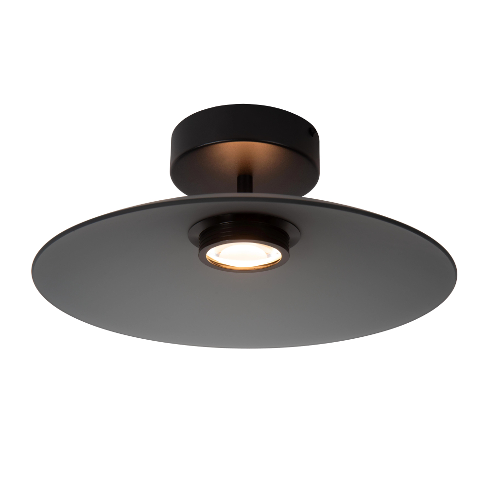 Lucide MENGA - stropní svítidlo - Ø 40 cm - LED Rozm. - 1x11W 2700K - Smoke Grey