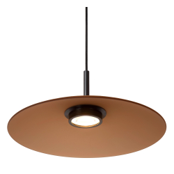 Lucide MENGA - Závěsné svítidlo - Ø 40 cm - LED Rozm. - 1x11W 2700K - Jantar