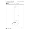 Lucide MENGA - Závěsné svítidlo - Ø 60 cm - LED Rozm. - 1x18,6W 2700K - Jantar