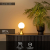 Lucide MOYA - Stolní lampa - Ø 12 cm - 1xG9 - zlatá / Mosaz